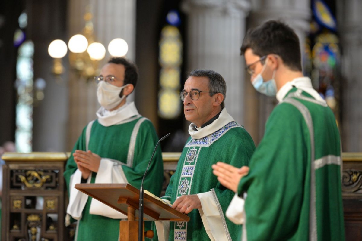 Messe pour les vocations 2021. © Marie-Christine Bertin / Diocèse de Paris.