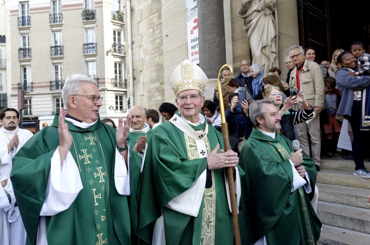 Inauguration de l'église restaurée de Notre-Dame d'Auteuil. © Trung Hieu Do / Diocèse de Paris.