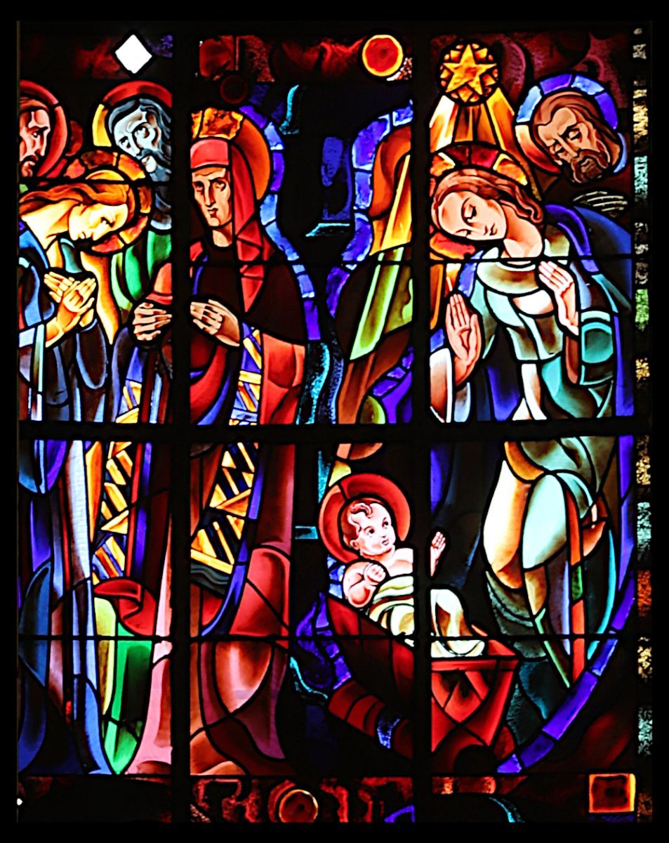 Nativité, Charles Mauméjean, vers 1938, Saint-Gabriel. 