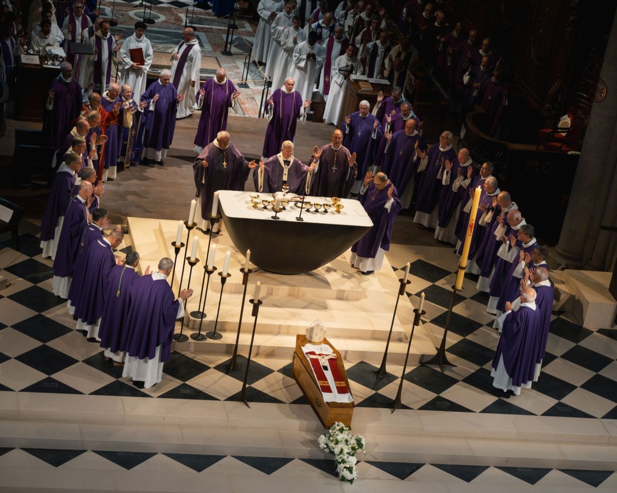 Obsèques du Cardinal André Vingt-Trois. © Liam Hoarau / Diocèse de Paris.