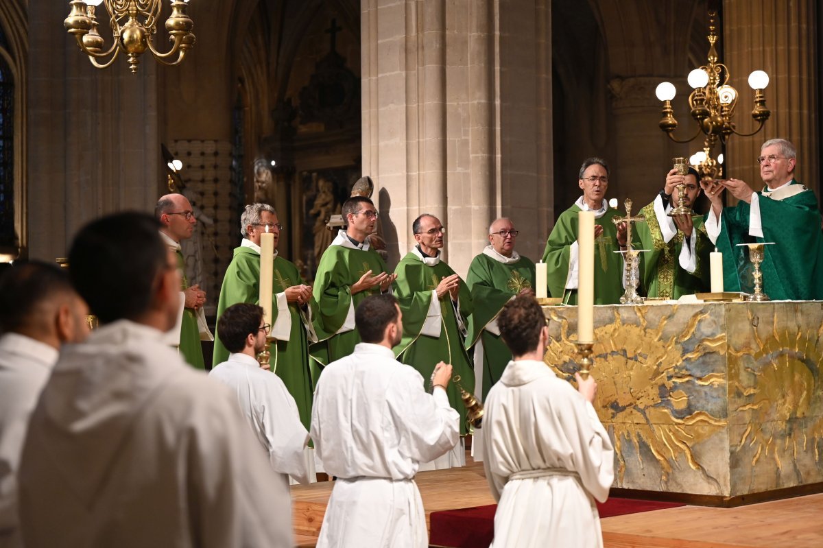 Messe de rentrée du Séminaire de Paris. © Marie-Christine Bertin / Diocese de Paris.