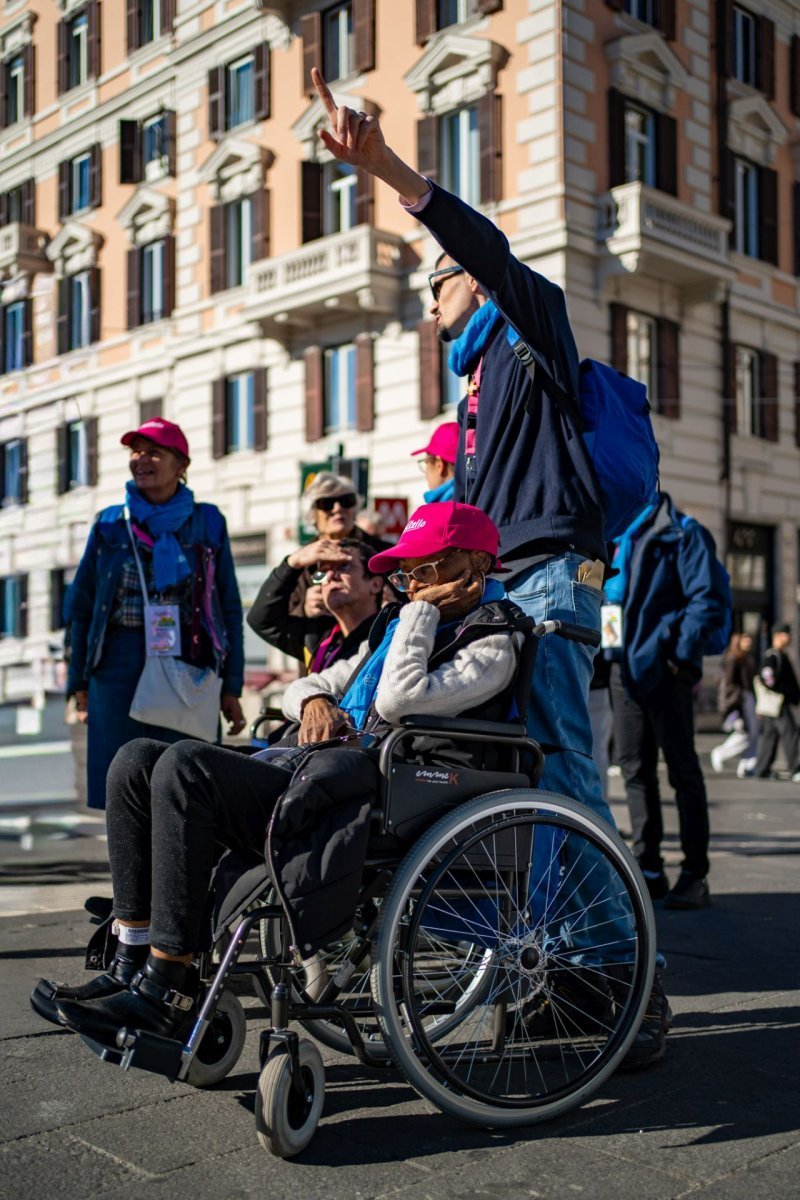 Jubilé des Pauvres à Rome avec Fratello. © Marine Clerc.
