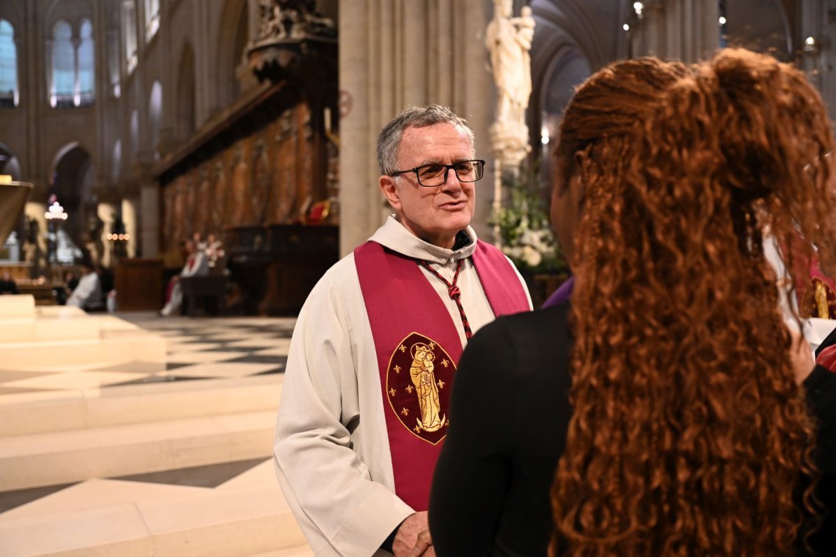 Appel décisif et inscription du nom des catéchumènes 2026 - Célébration de (…). © Marie-Christine Bertin / Diocèse de Paris.