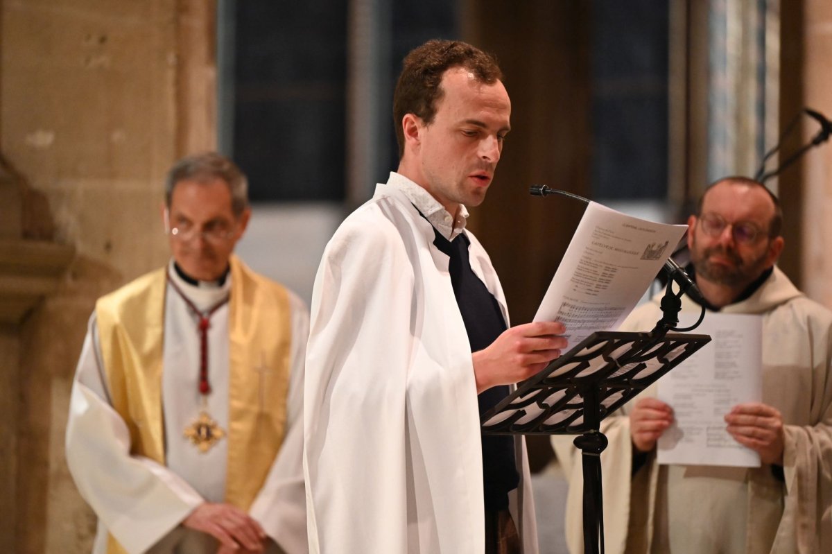 Catéchèse sur le sacrement du baptême. Lundi 5 mai 2025. © Marie-Christine Bertin / Diocèse de Paris.