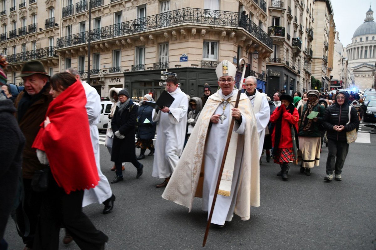 Neuvaine à sainte Geneviève : Messe solennelle et procession. © Michel Pourny / Diocèse de Paris.