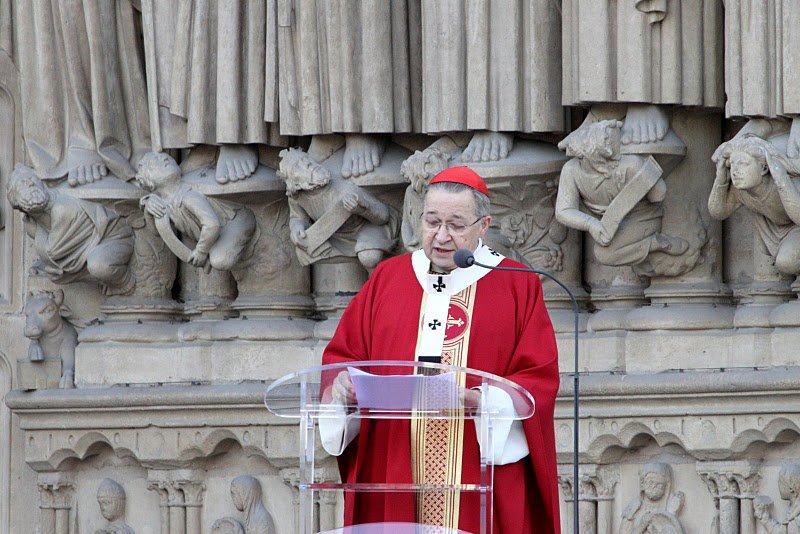 Homélie du cardinal André Vingt-Trois. © Yannick Boschat / Diocèse de Paris.