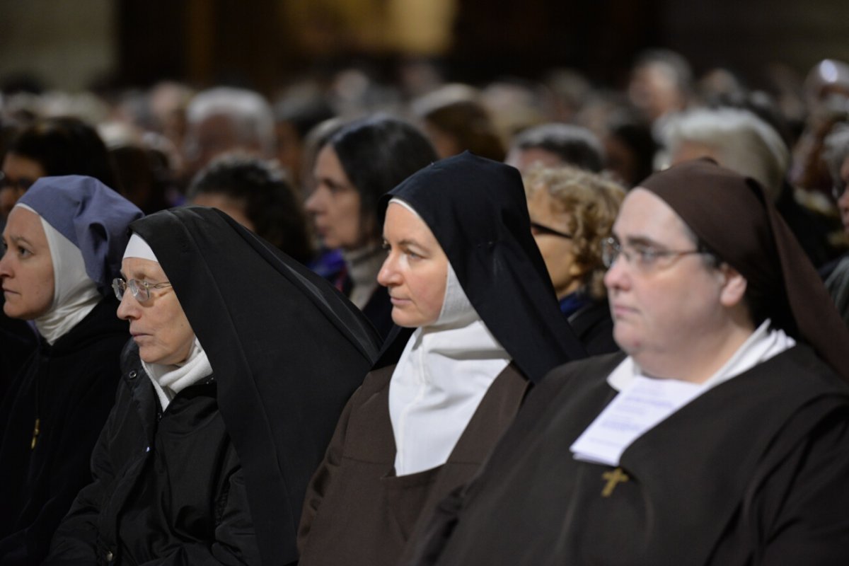 Célébration de 10h : les communautés religieuses de Paris étaient invitées (…). © Marie-Christine Bertin / Diocèse de Paris.