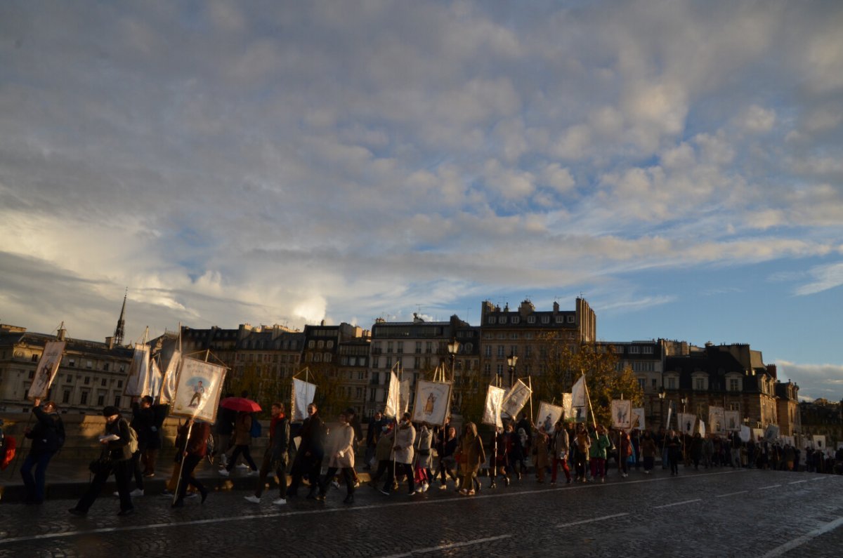 Procession de la Toussaint 2021. © Michel Pourny.