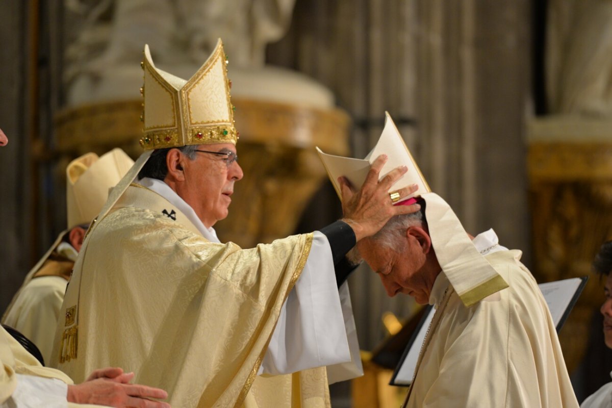 Ordination épiscopale de Mgr Philippe Marsset. © Marie-Christine Bertin / Diocèse de Paris.