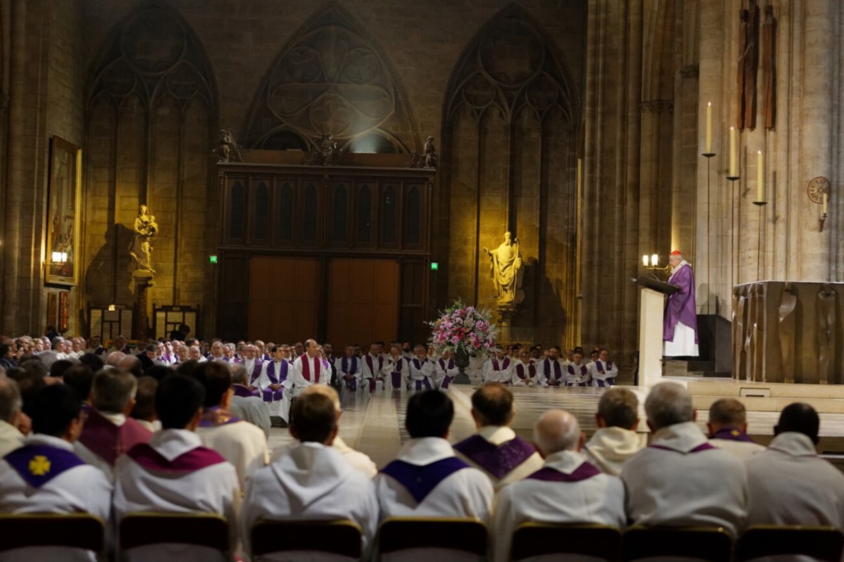 Messe d'action de grâce du cardinal André Vingt-Trois. © Yannick Boschat / Diocèse de Paris.