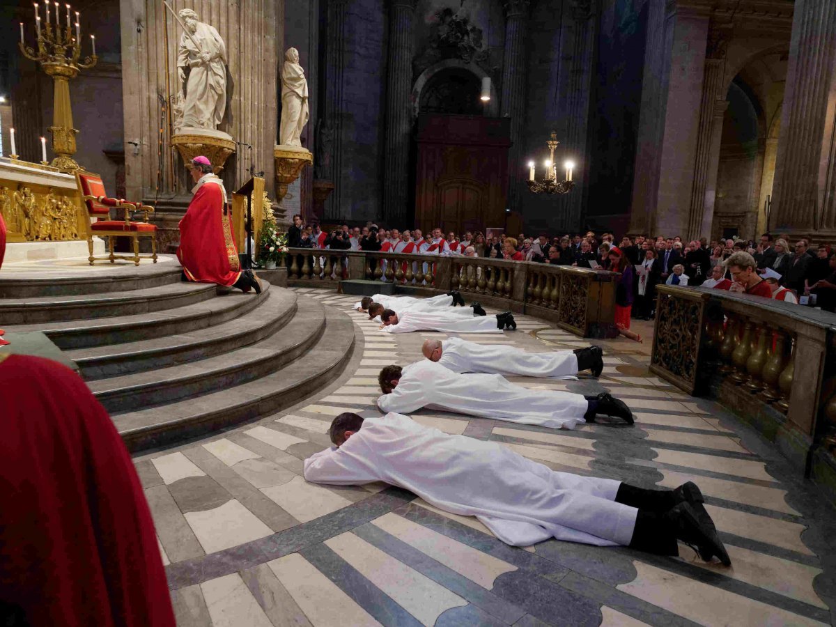 Ordinations de diacres permanents 2019. © Yannick Boschat / Diocèse de Paris.