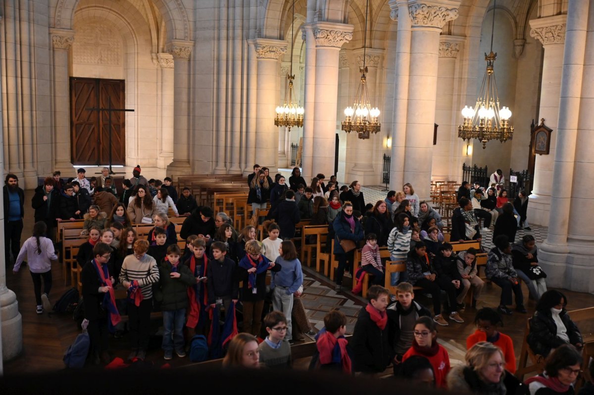 Rassemblement des 6ème 2026. © Marie-Christine Bertin / Diocèse de Paris.