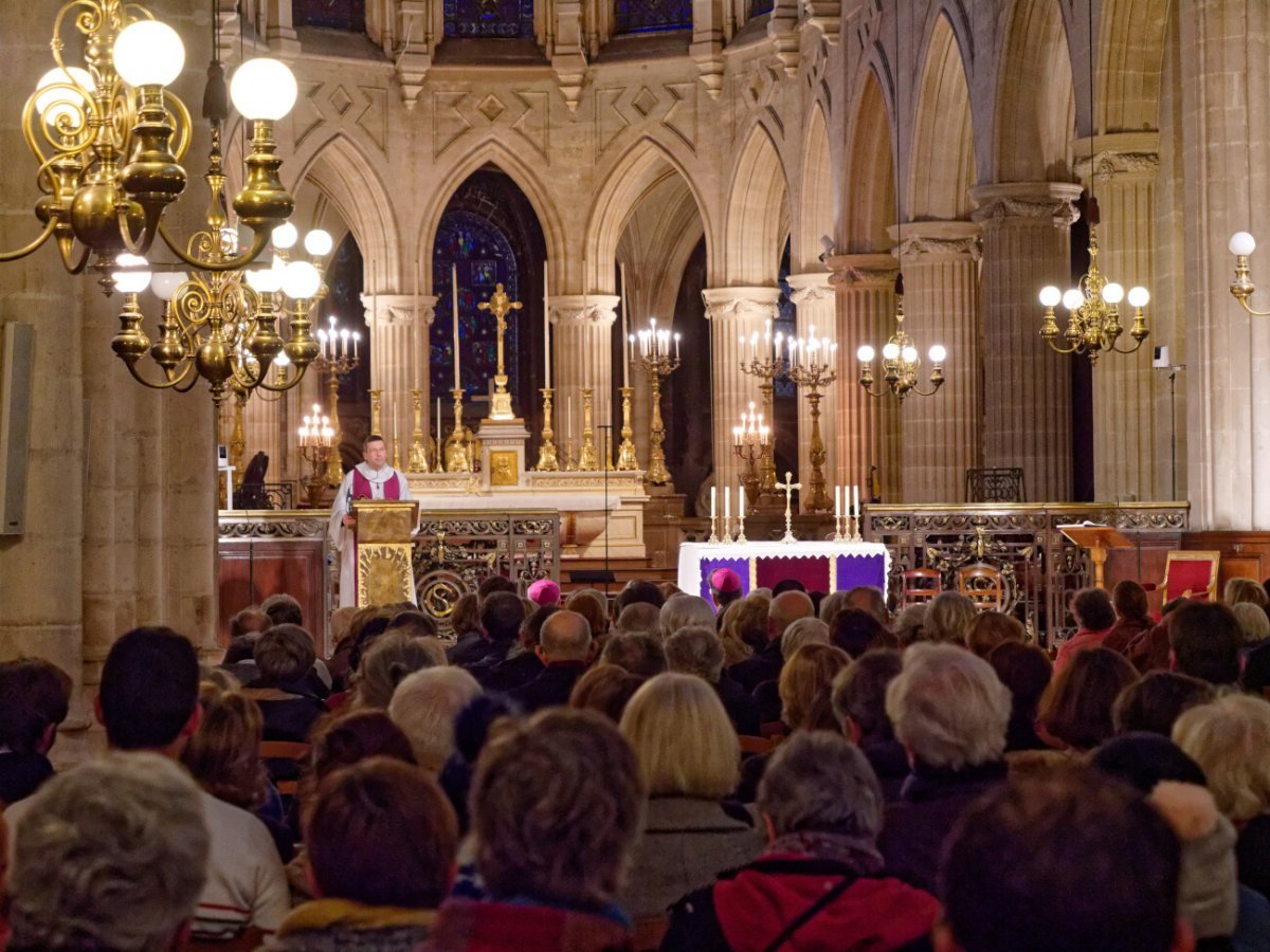 Conférence de carême de Notre-Dame de Paris du 1er mars 2020. © Yannick Boschat / Diocèse de Paris.