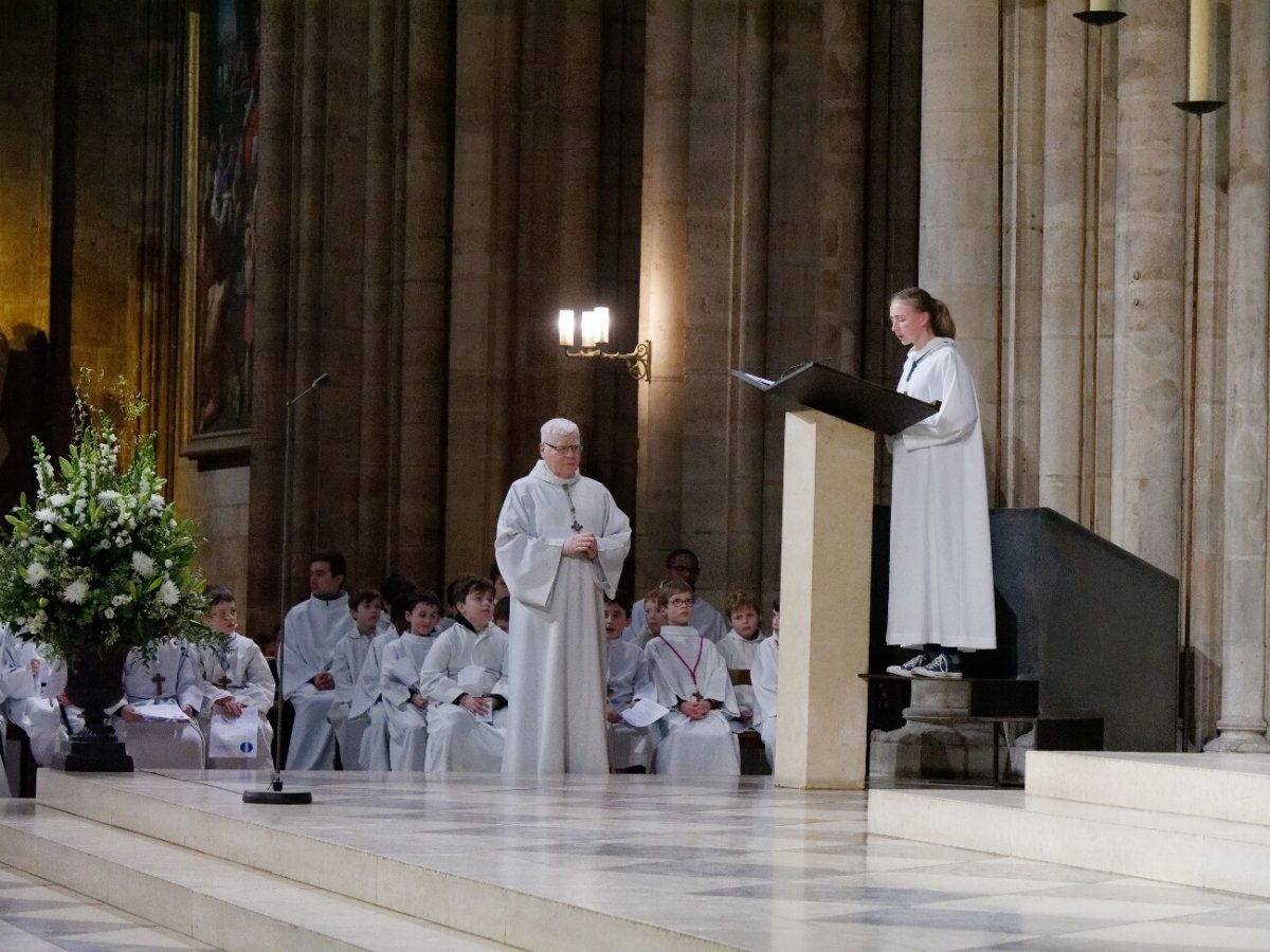 Messe à Notre-Dame de Paris. © Yannick Boschat / Diocèse de Paris.