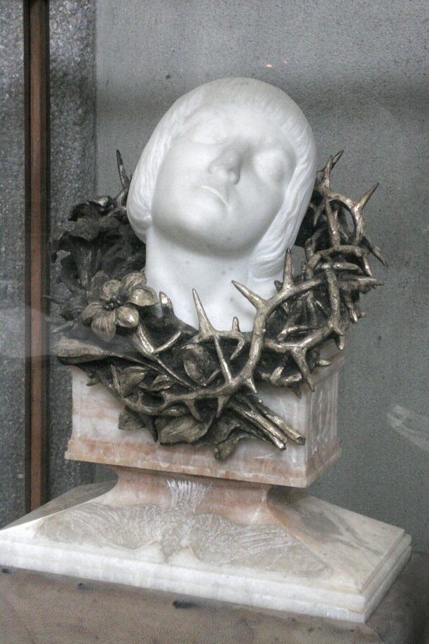 Tête reliquaire de sainte Jeanne d'Arc. © Agnès de Gélis.