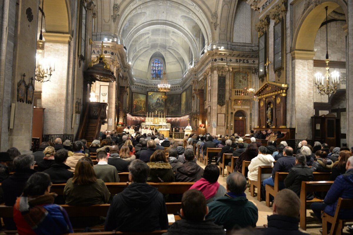 Solennité de Marie Mère de Dieu 2019 à Notre-Dame des Victoires. © Marie-Christine Bertin / Diocèse de Paris.