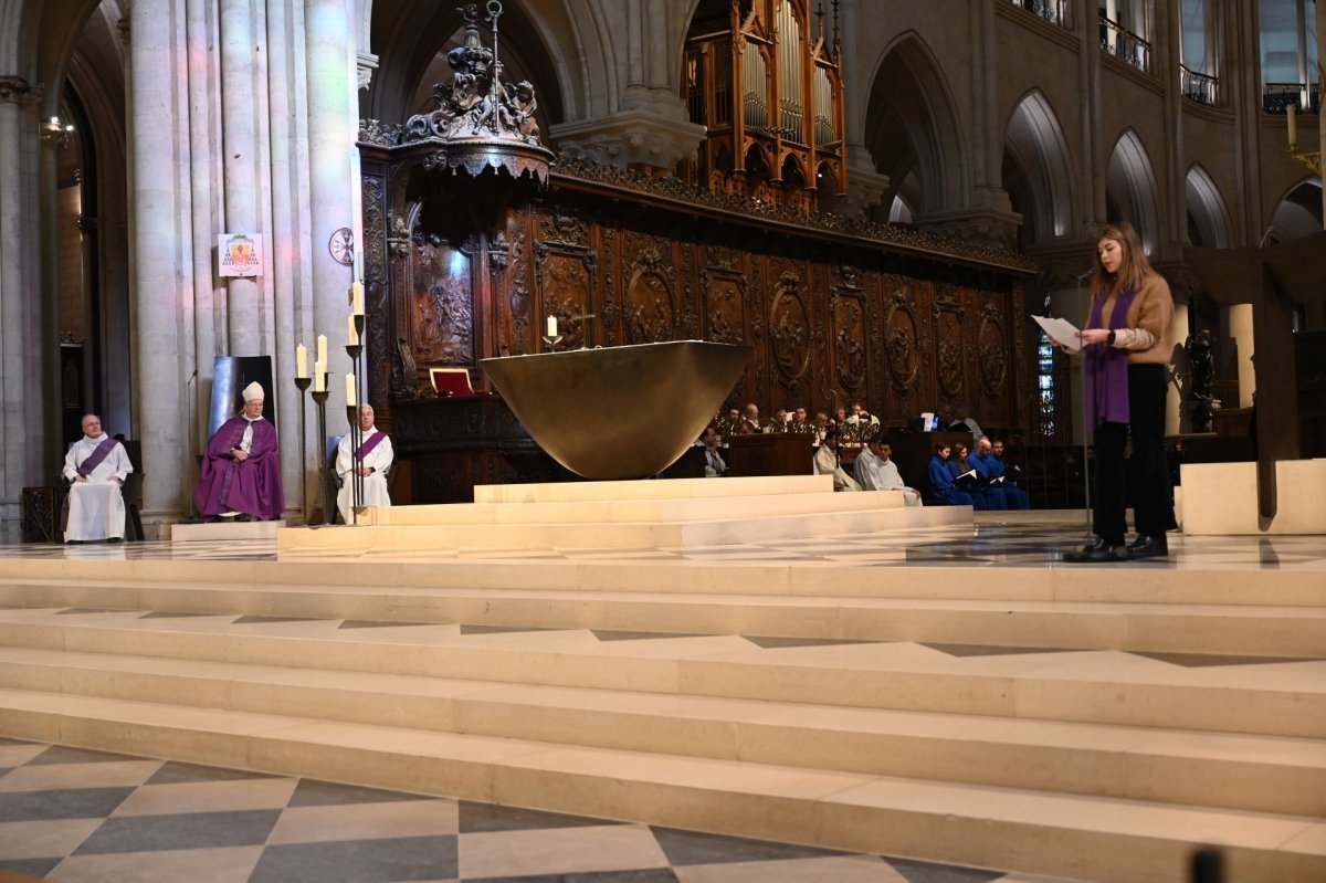 Appel décisif et inscription du nom des catéchumènes 2026 - Célébration de (…). © Marie-Christine Bertin / Diocèse de Paris.