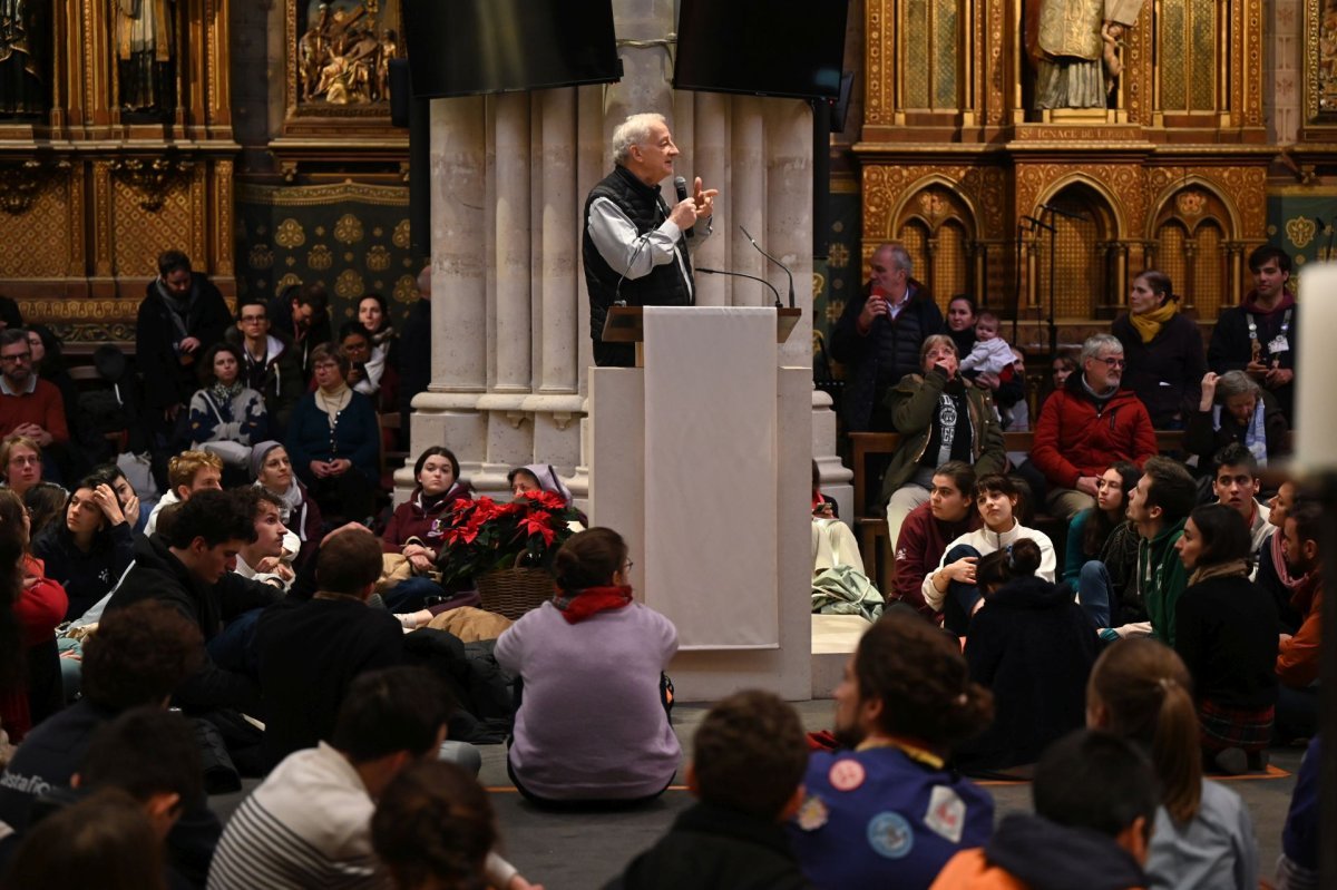 Rencontre des Français à Saint-Ignace. © Marie-Christine Bertin / Diocèse de Paris.