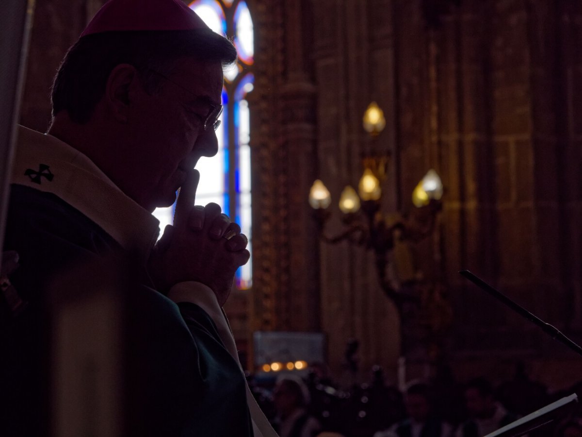 Rassemblement diocésain pour la 2e Journée Mondiale des Pauvres à Saint-Eustache. © Yannick Boschat / Diocèse de Paris.