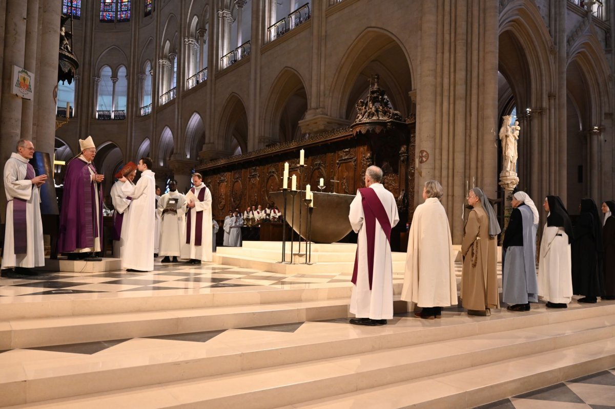 Appel décisif et inscription du nom des catéchumènes 2026 - Célébration de (…). © Marie-Christine Bertin / Diocèse de Paris.