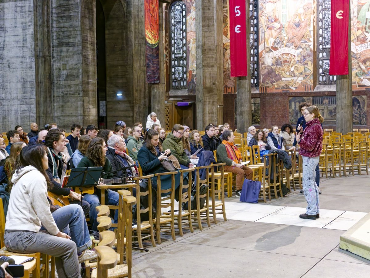 Prière du matin au Saint-Esprit. © Yannick Boschat / Diocèse de Paris.