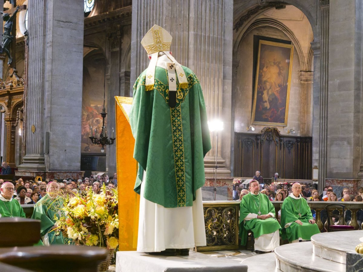 Messe pour la paix. © Yannick Boschat / Diocèse de Paris.