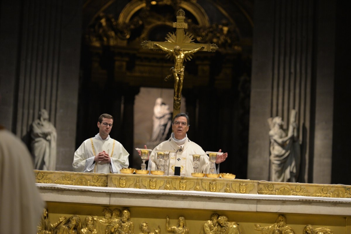 Messe des étudiants d'Île-de-France 2019. © Marie-Christine Bertin / Diocèse de Paris.