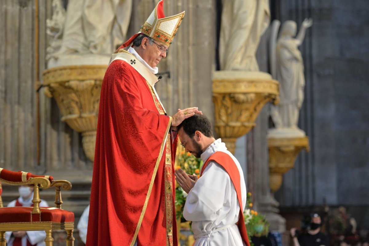 Ordinations sacerdotales 2021 à Saint-Sulpice. © Marie-Christine Bertin / Diocèse de Paris.