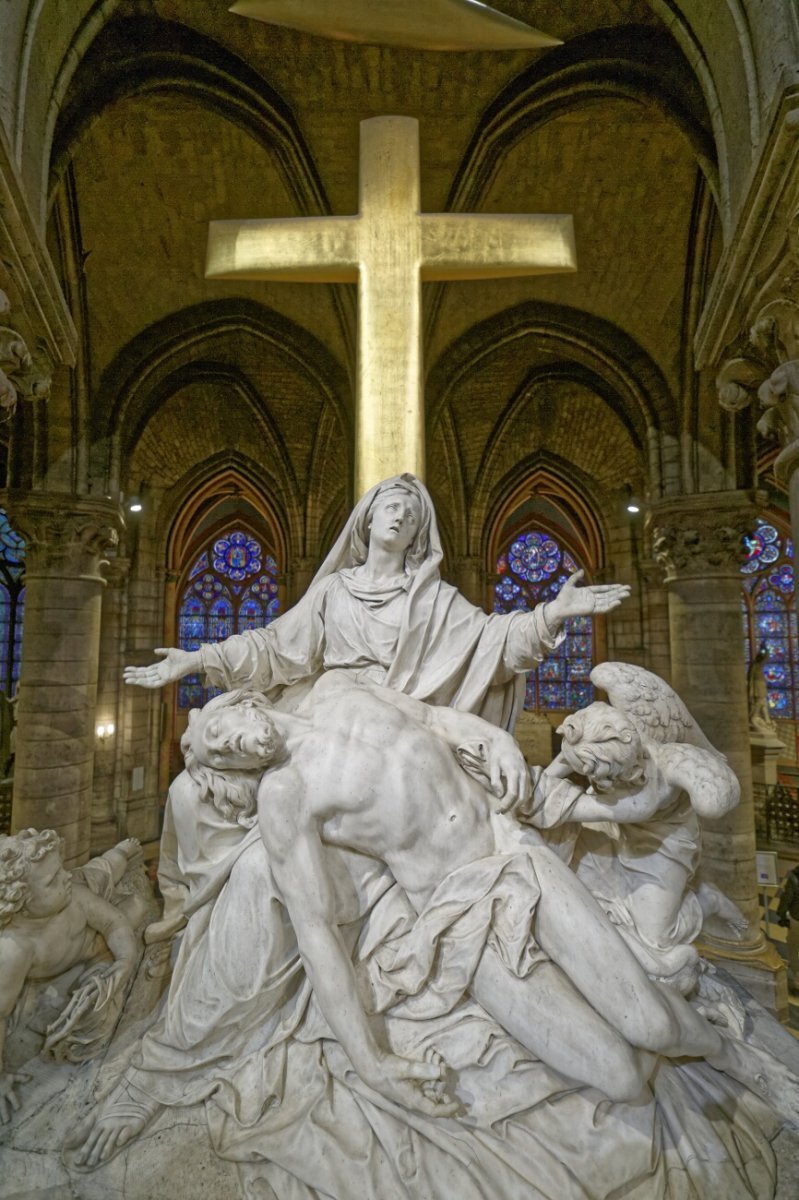 La pietà de Notre-Dame de Paris. © Yannick Boschat / Diocèse de Paris.