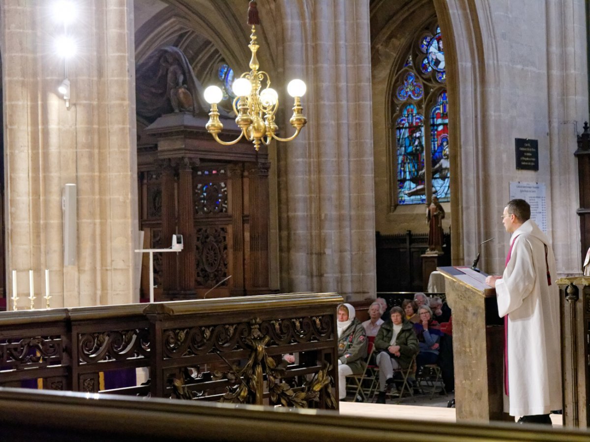 Conférence de carême de Notre-Dame de Paris du 1er mars 2020. © Yannick Boschat / Diocèse de Paris.