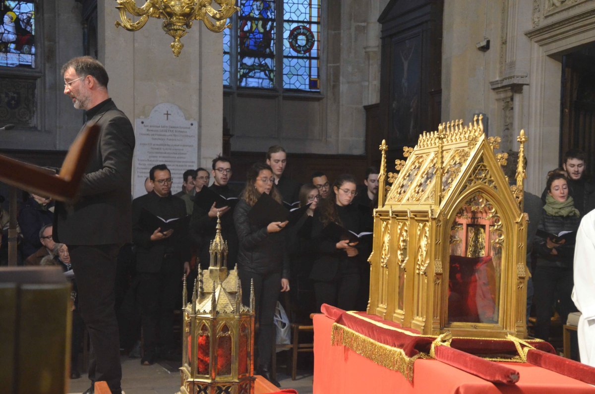 Ouverture de l'année diocésaine des 1600 ans de sainte Geneviève. © Michel Pourny / Diocèse de Paris.