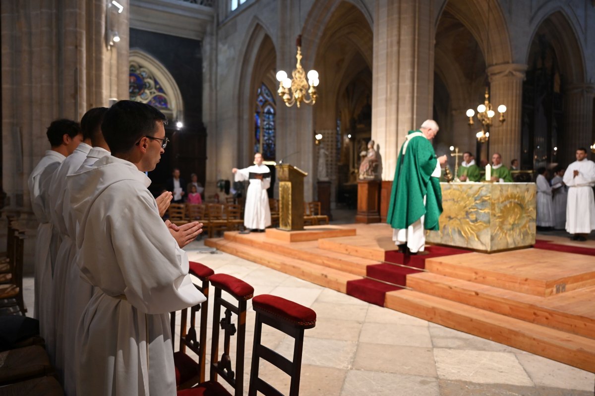 Messe de rentrée du Séminaire de Paris. © Marie-Christine Bertin / Diocese de Paris.