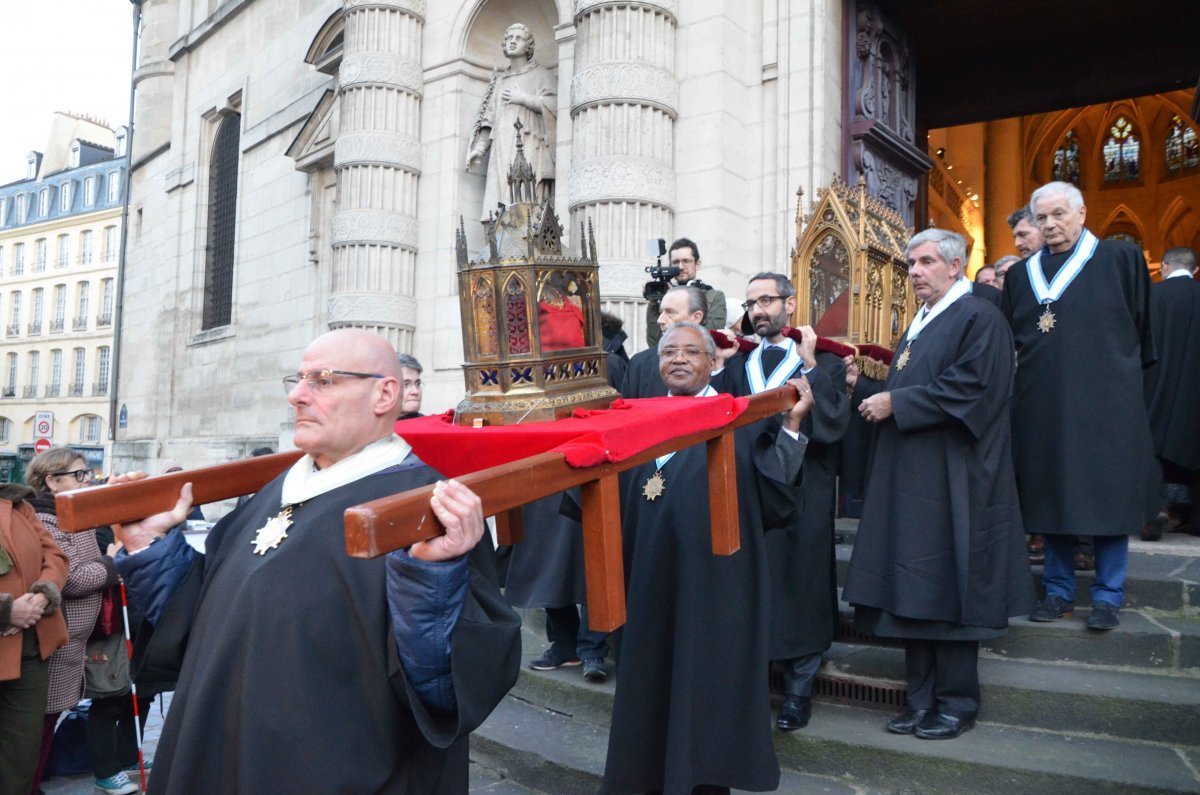 Ouverture de l'année diocésaine des 1600 ans de sainte Geneviève. © Michel Pourny / Diocèse de Paris.