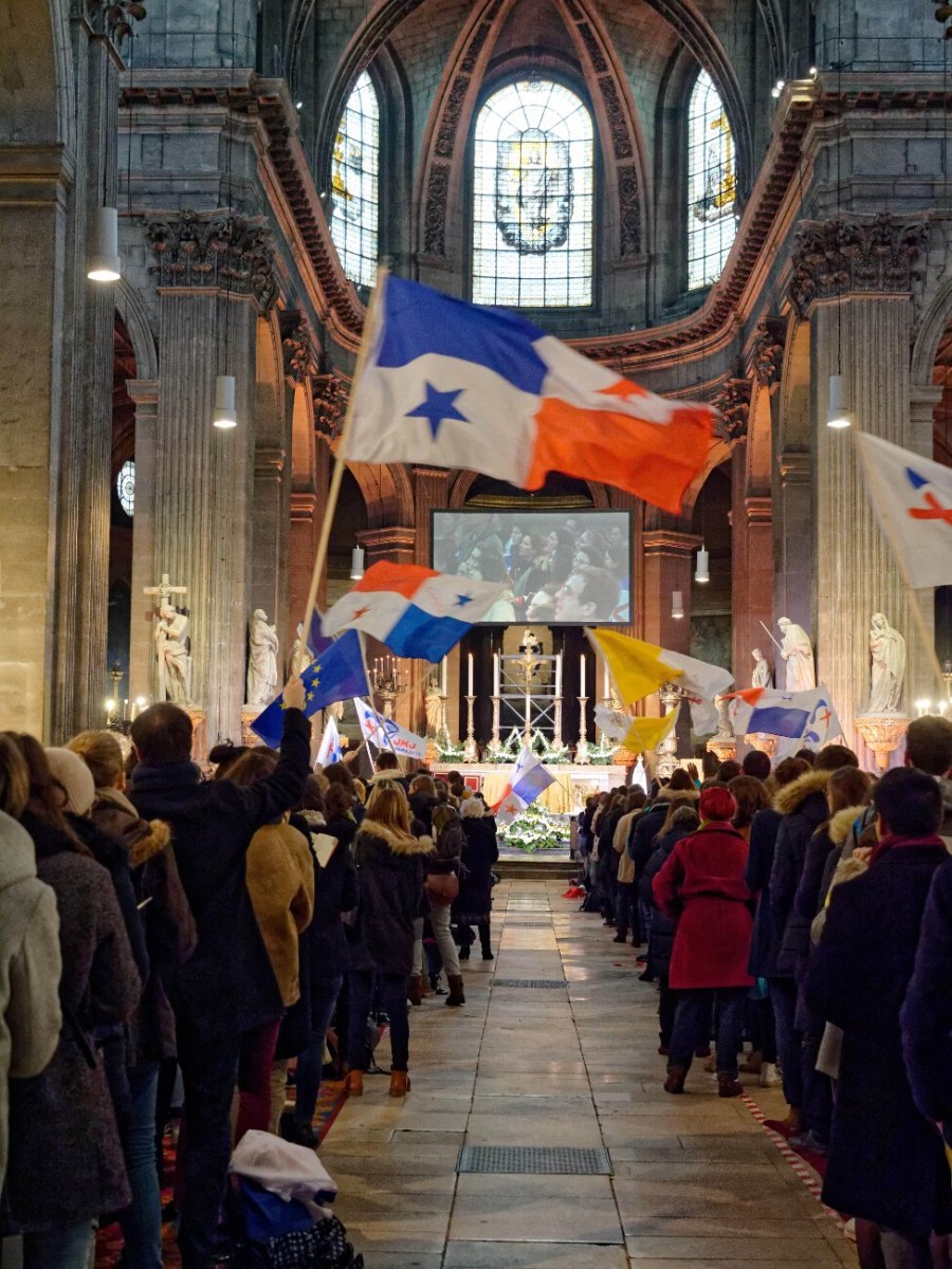 La messe internationale des JMJ@Panam'. © Yannick Boschat / Diocèse de Paris.