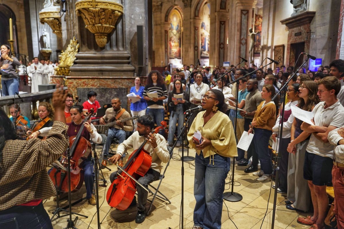 Messe des Etudiants d'IDF 2026. © Illian Callé - Diocèse de Paris.