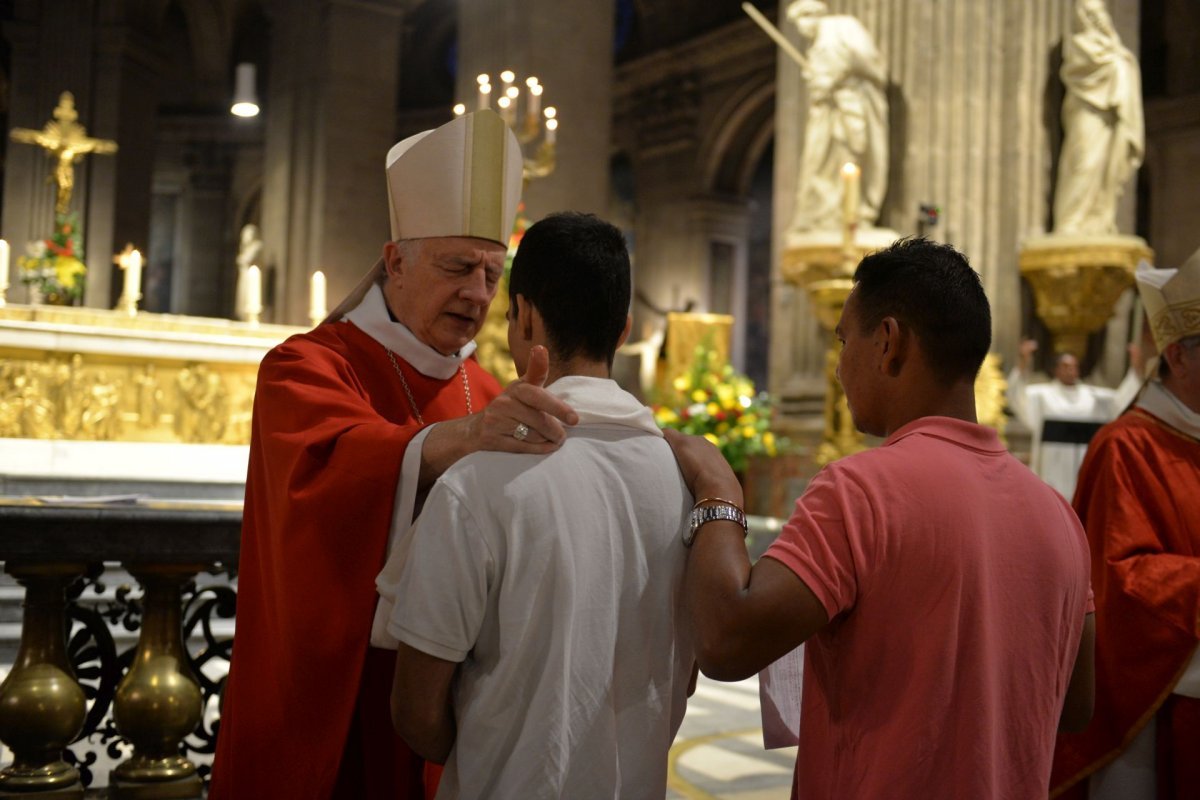 Confirmations d'adultes. © Marie-Christine Bertin / Diocèse de Paris.