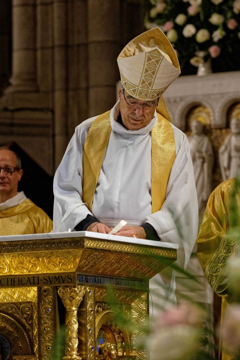 Messe d'ouverture du Jubilé du Sacré-Cœur de Montmartre. © Yannick Boschat / Diocèse de Paris.