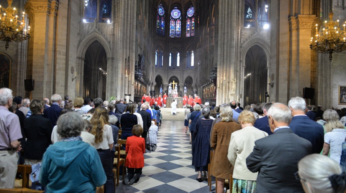 Messe pour les 10 ans du Collège des Bernardins. © Marie-Christine Bertin / Diocèse de Paris.