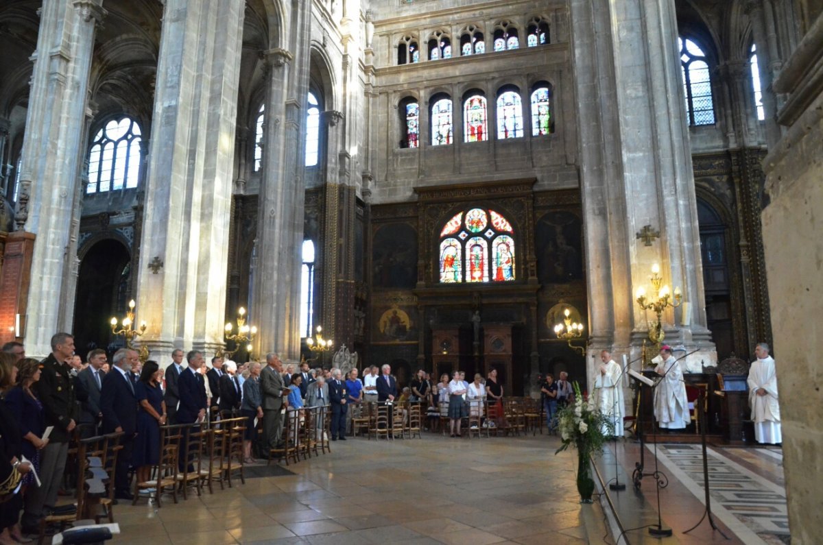 Messe pour l'anniversaire de la Libération de Paris 2019. © Michel Pourny / Diocèse de Paris.