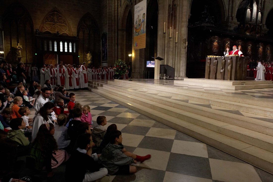 Liturgie eucharistique. © Yannick Boschat / Diocèse de Paris.