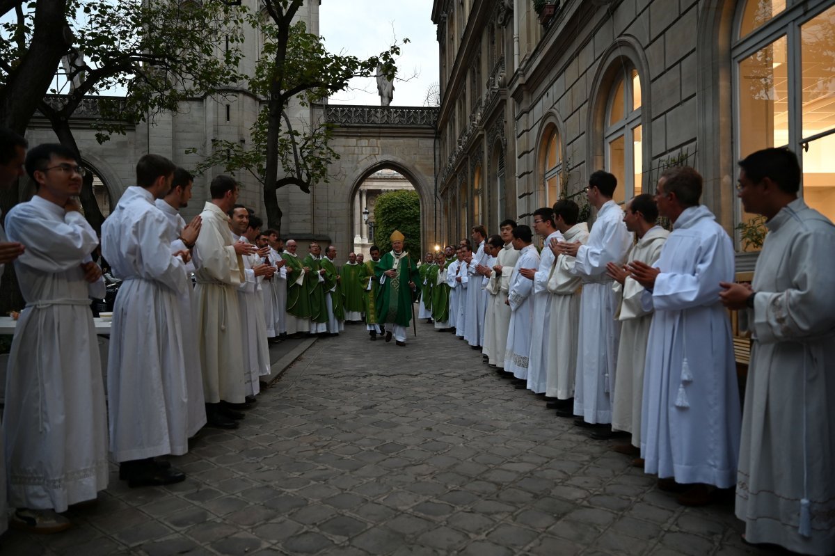 Messe de rentrée du Séminaire de Paris. © Marie-Christine Bertin / Diocese de Paris.