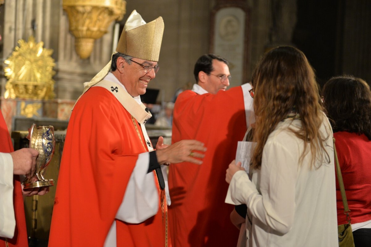 Confirmation d'adultes 2019. © Marie-Christine Bertin / Diocèse de Paris.