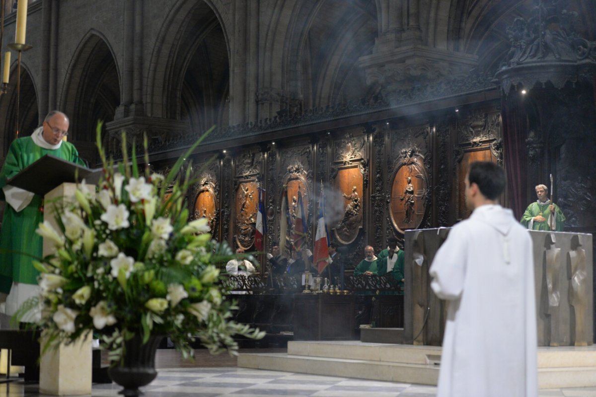 Liturgie de la parole. © Marie-Christine Bertin / Diocèse de Paris.