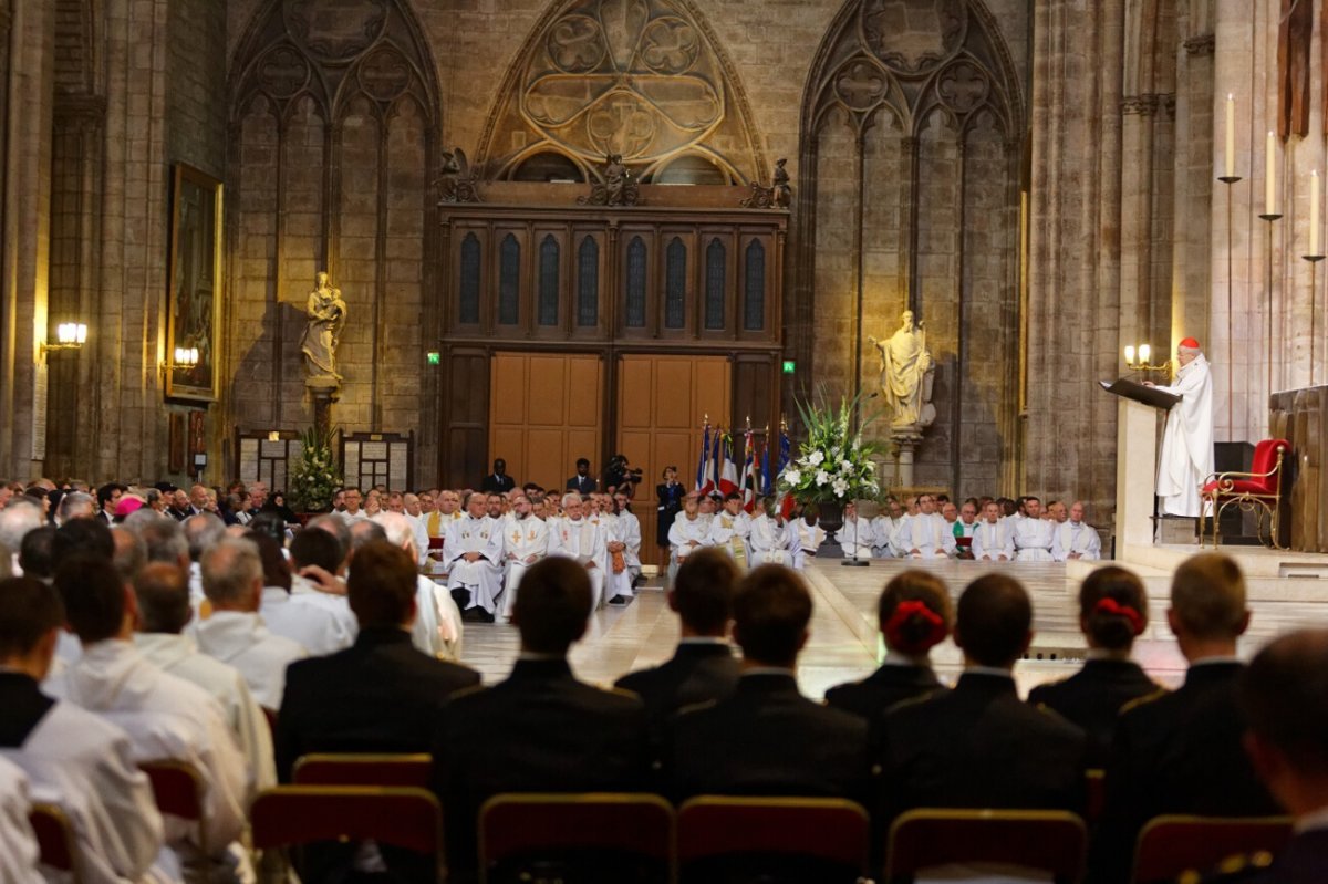 Homélie du cardinal André Vingt-Trois. © Yannick Boschat / Diocèse de Paris.