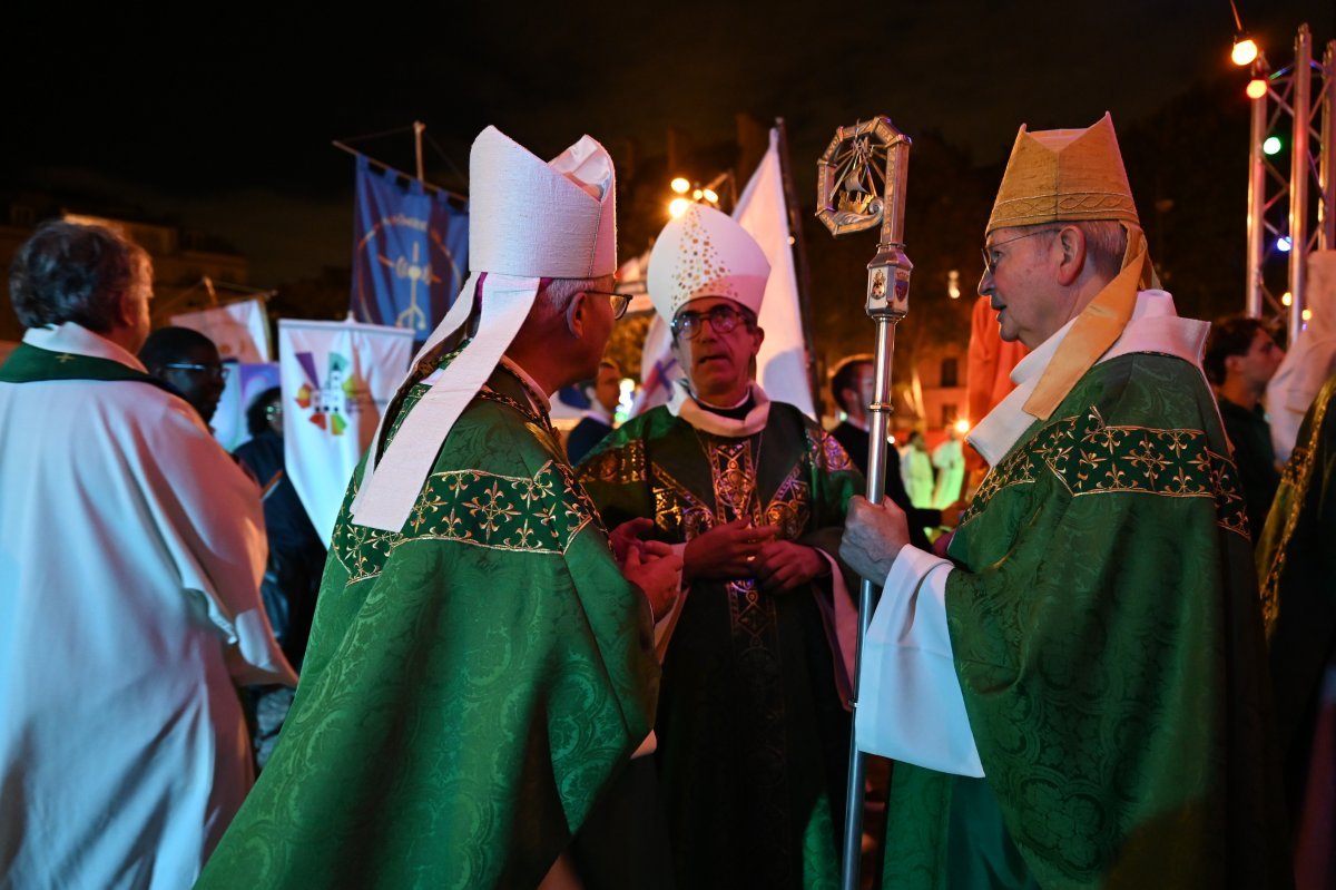 Messe des étudiants d'Île-de-France 2024. © Marie-Christine Bertin / Diocèse de Paris.