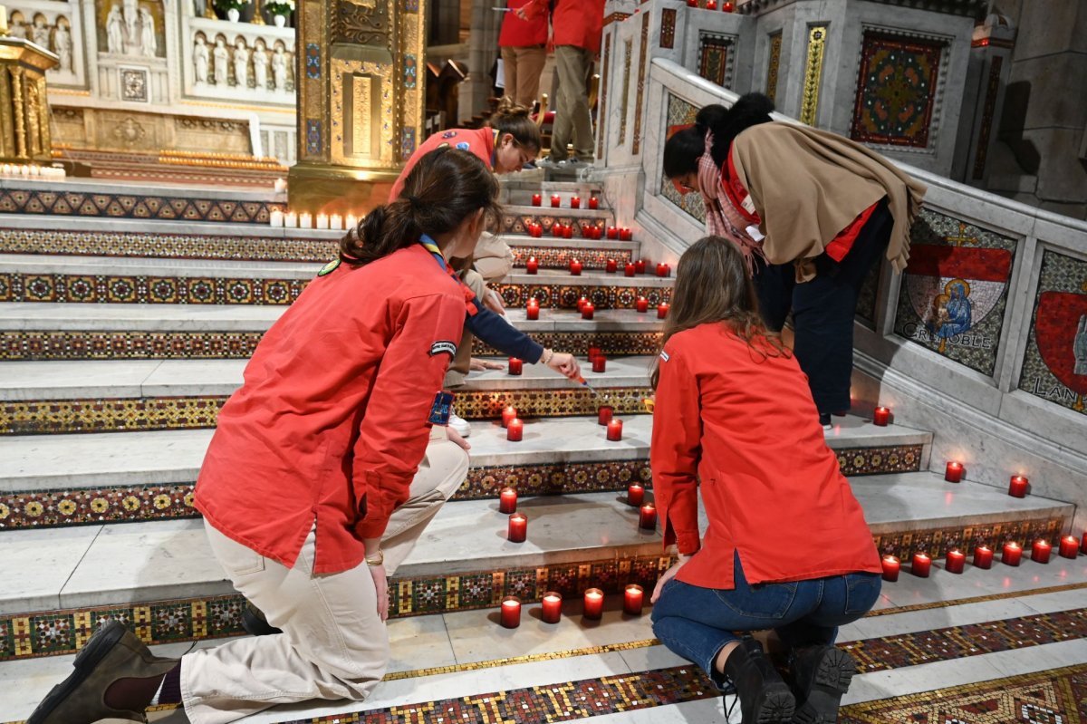 Rassemblement des jeunes au service de la liturgie 2023. © Marie-Christine Bertin / Diocèse de Paris.