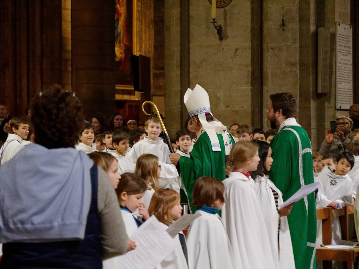 Messe à Notre-Dame de Paris. © Yannick Boschat / Diocèse de Paris.