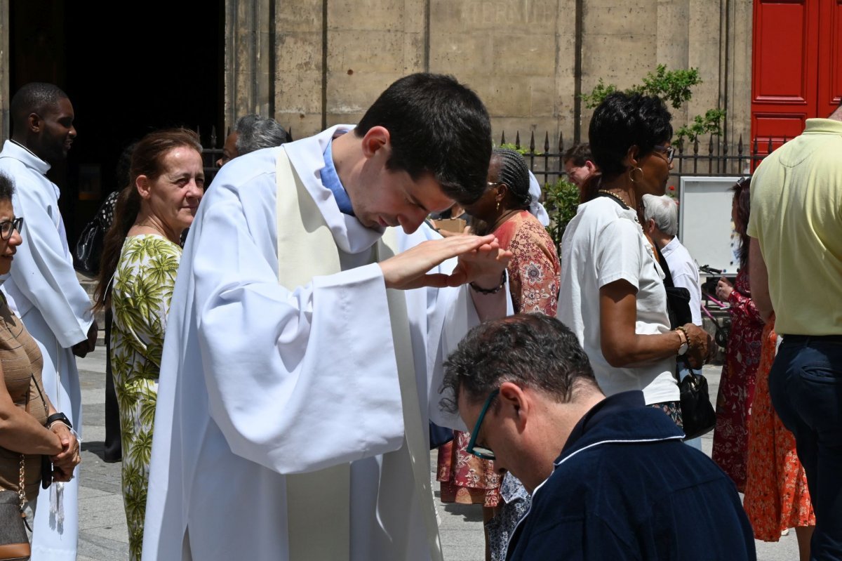 Messe des nouveaux prêtres à Notre-Dame des Victoires. © Marie-Christine Bertin / Diocèse de Paris.