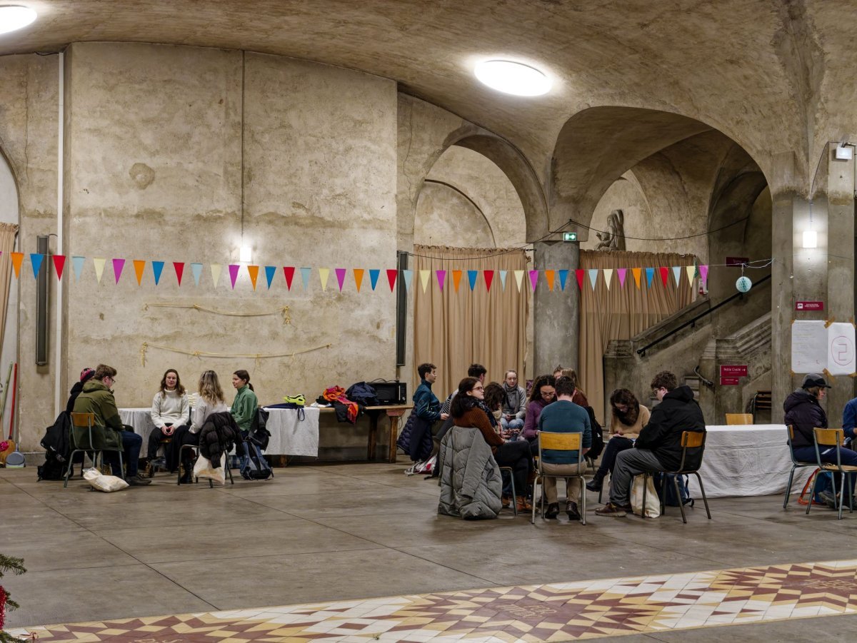 Prière du matin au Saint-Esprit. © Yannick Boschat / Diocèse de Paris.
