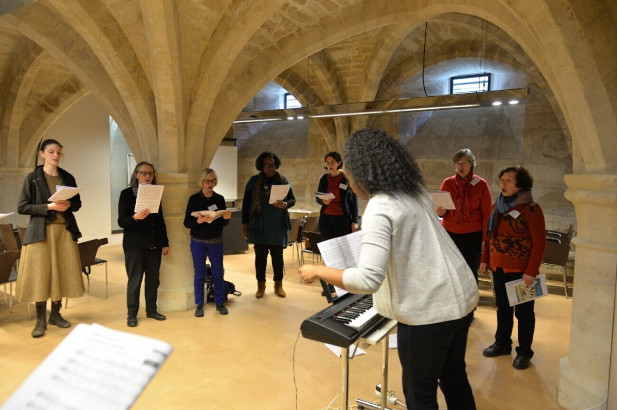 Rencontre diocésaine des acteurs musicaux de la liturgie. © Marie-Christine Bertin / Diocèse de Paris.